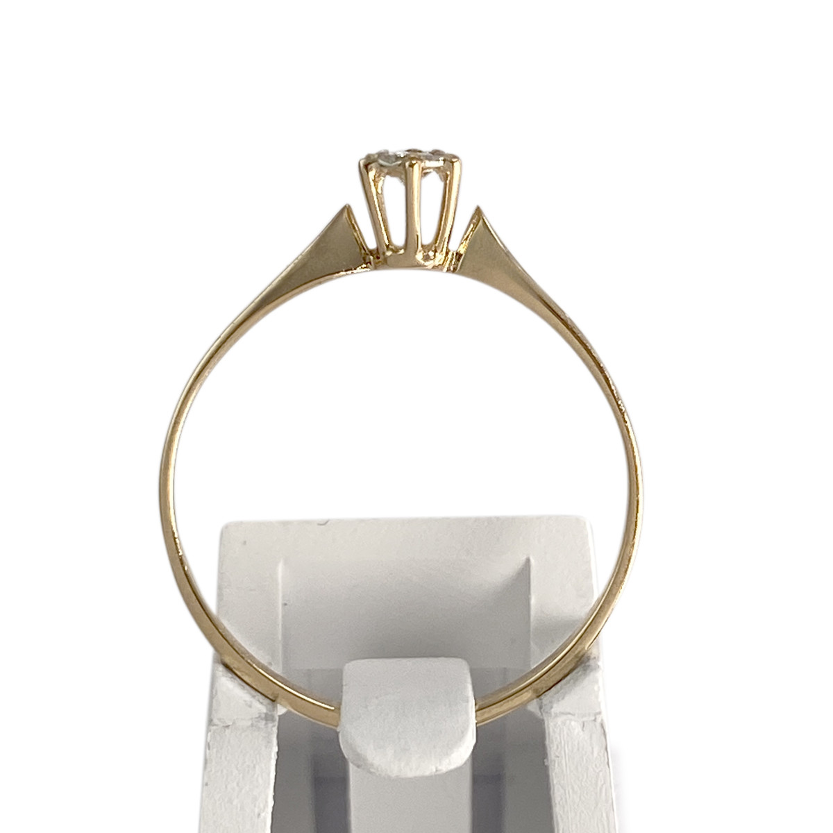 Bague d'occasion or 750 jaune diamant - vue 3