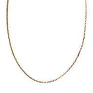 Chaîne d'occasion or 750 jaune maille forcat