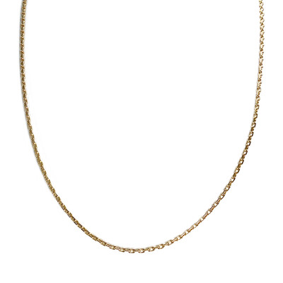 Chaîne d'occasion or 750 jaune maille forcat 48 cm