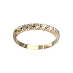 Bague d'occasion or 750 jaune diamants - vue 1