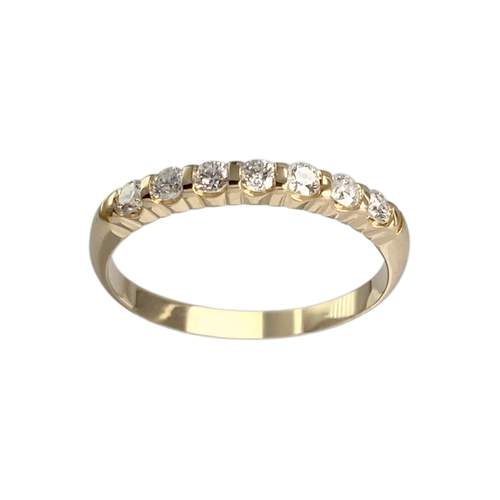 Bague d'occasion or 750 jaune diamants