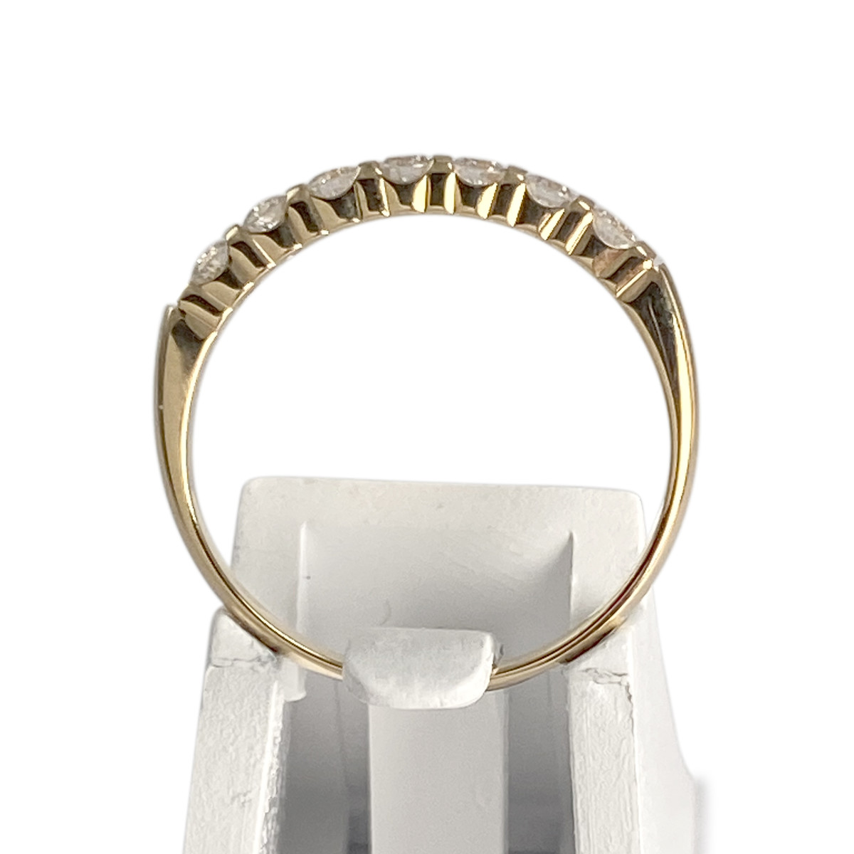 Bague d'occasion or 750 jaune diamants - vue 3