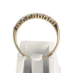 Bague d'occasion or 750 jaune diamants - vue 3