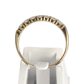 Bague d'occasion or 750 jaune diamants