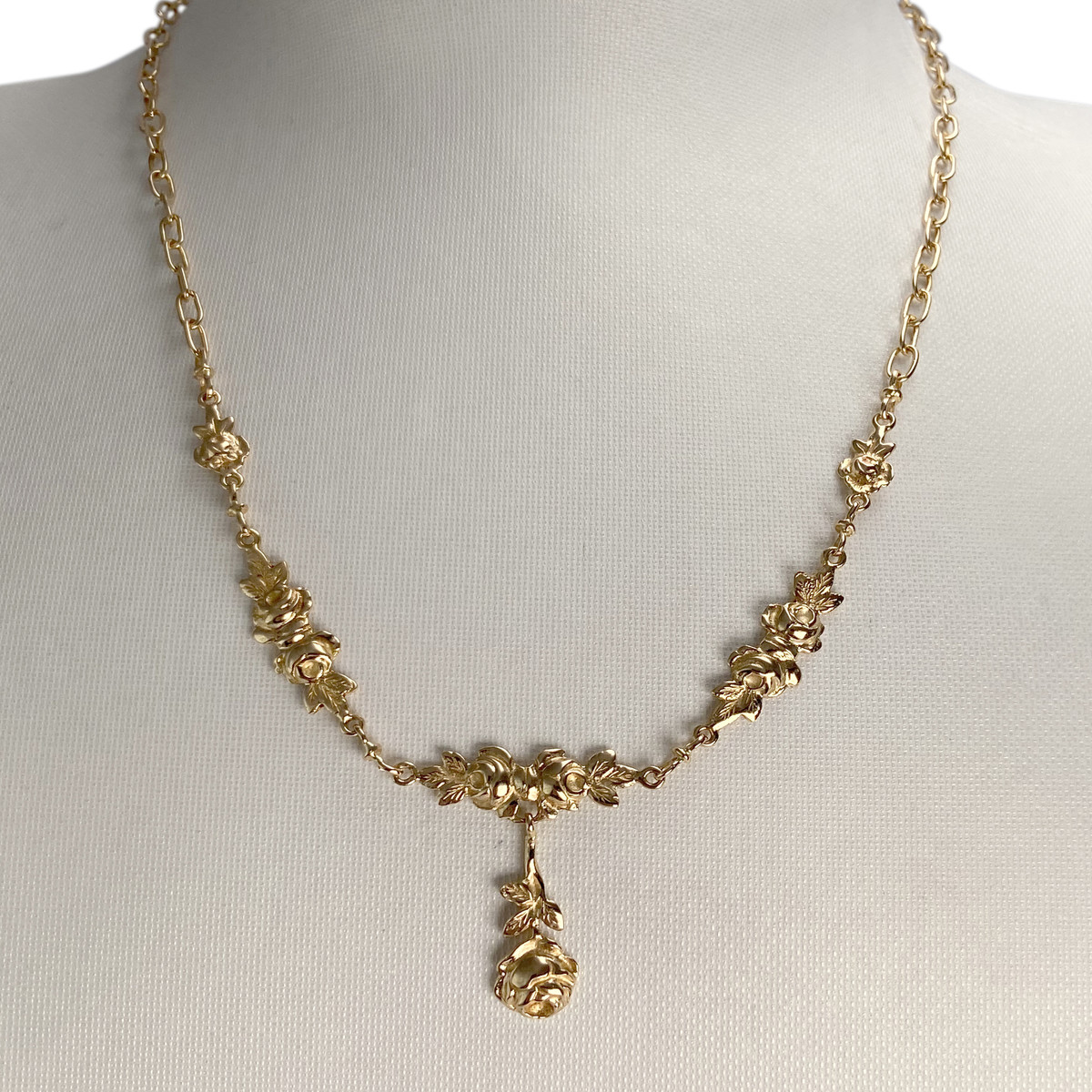 Tweedehands halsketting van 750 geelgoud met forcat-schakels - afbeelding 2