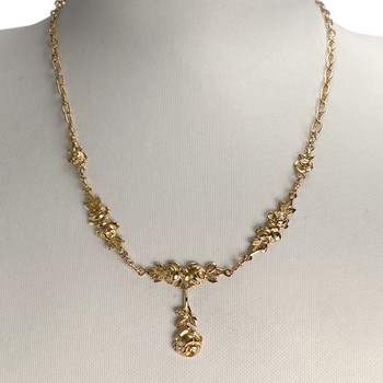 Tweedehands ketting van 750 geelgoud met forcat-schakels