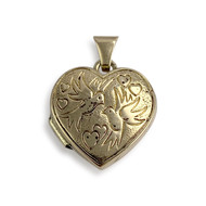 Pendentif coeur d'occasion or 750 jaune