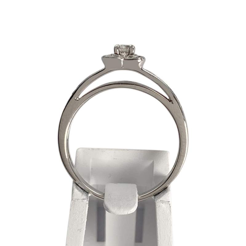 Bague MAUBOUSSIN d'occasion or 750 blanc diamants - vue 3