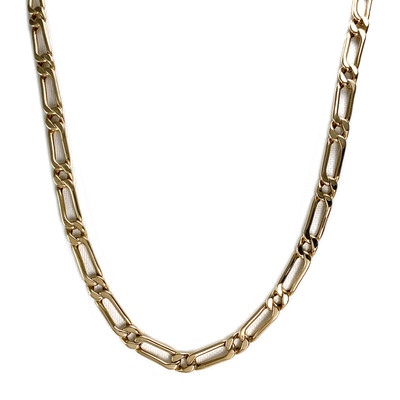 Collier d'occasion or 750 jaune maille cheval et alternée - vue 1