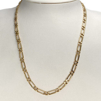 Collier d'occasion or 750 jaune maille cheval et alternée
