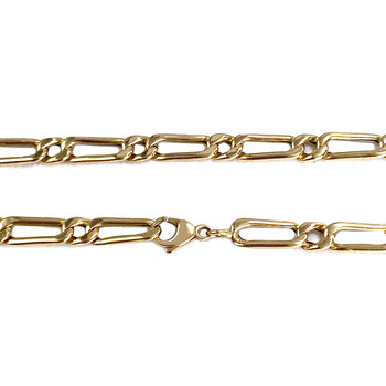Collier d'occasion or 750 jaune maille cheval et alternée