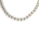 Collier d'occasion or 750 jaune choker perle de culture - vue 1