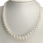 Collier d'occasion or 750 jaune choker perle de culture - vue 2