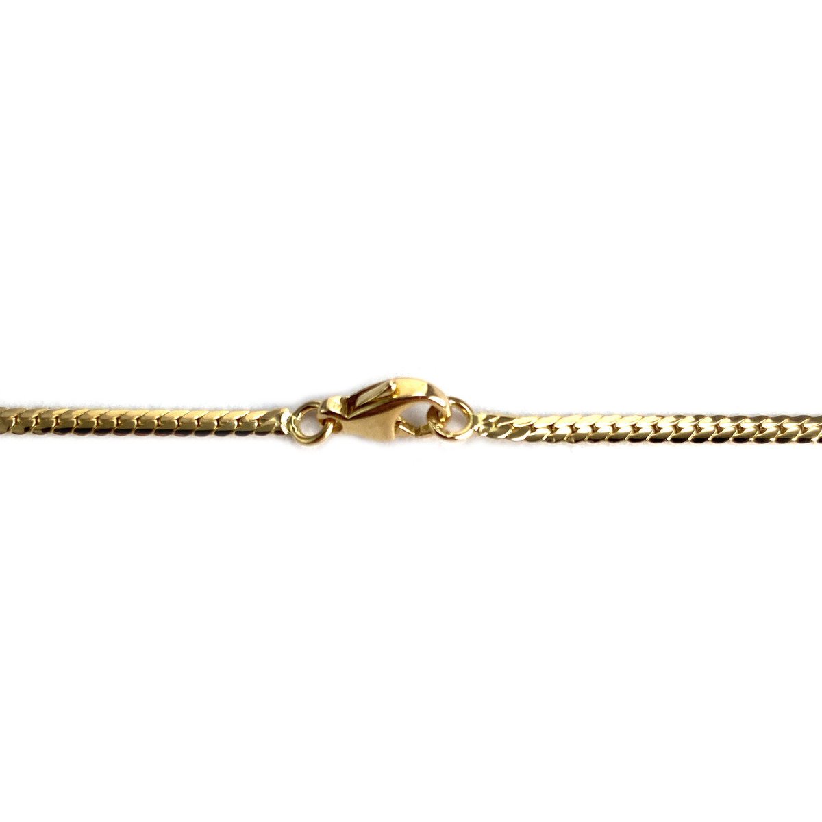 Collier d'occasion or 750 jaune saphir diamant - vue 3