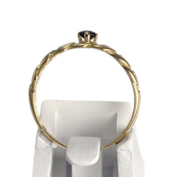 Bague d'occasion or 750 jaune saphir