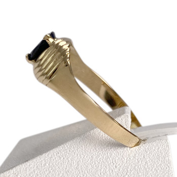 Bague d'occasion or 750 jaune saphir