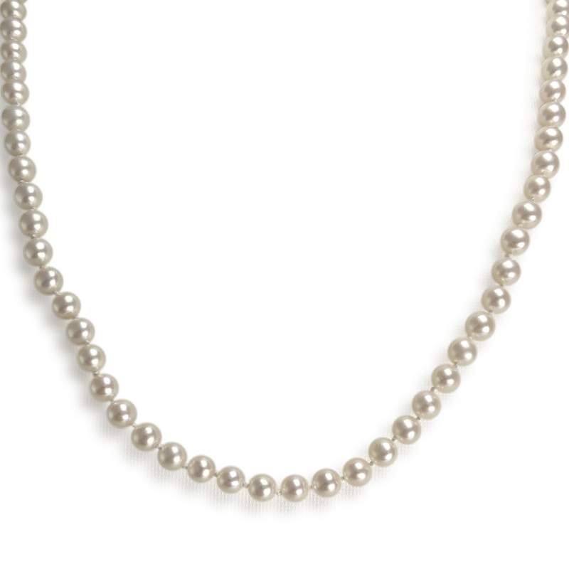Collier d'occasion or 750 jaune chocker perle de culture de chine - vue 1