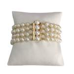 Bracelet d'occasion or 750 jaune perle de culture - vue 1
