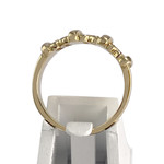 Bague d'occasion or 750 jaune diamants - vue 3