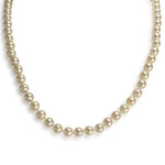 Collier d'occasion or 750 jaune perle de culture - vue 1