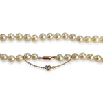 Collier d'occasion or 750 jaune perle de culture - vue 3