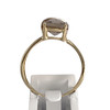 Bague d'occasion or 750 2 tons diamant quartz fumé - vue V3