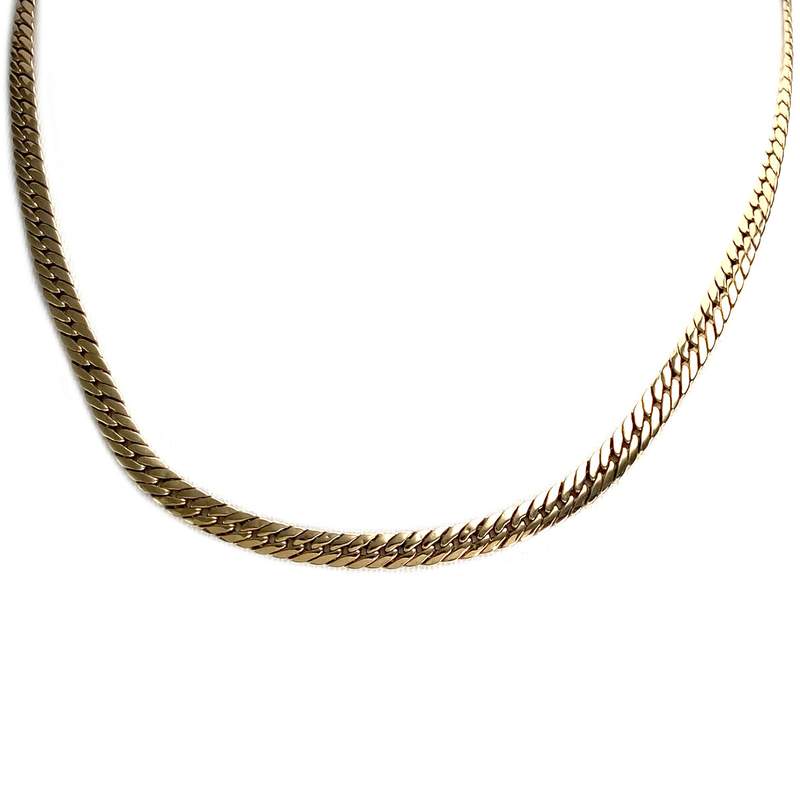 Collier d'occasion or 750 jaune maille anglaise - vue 1