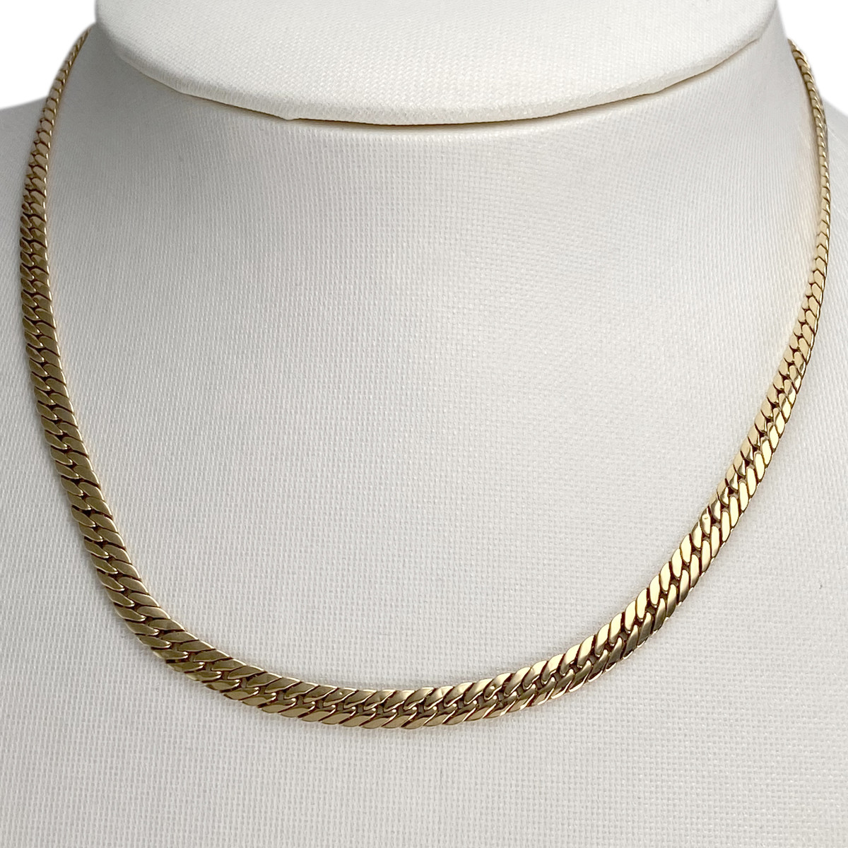 Collier d'occasion or 750 jaune maille anglaise - vue 2
