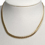 Collier d'occasion or 750 jaune maille anglaise - vue 2