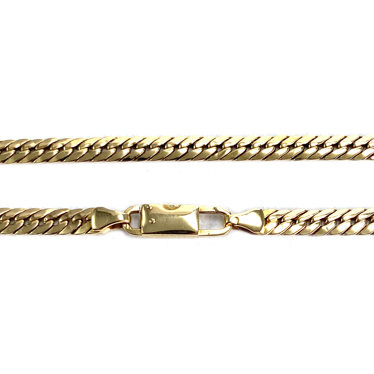 Collier d'occasion or 750 jaune maille anglaise - vue 3