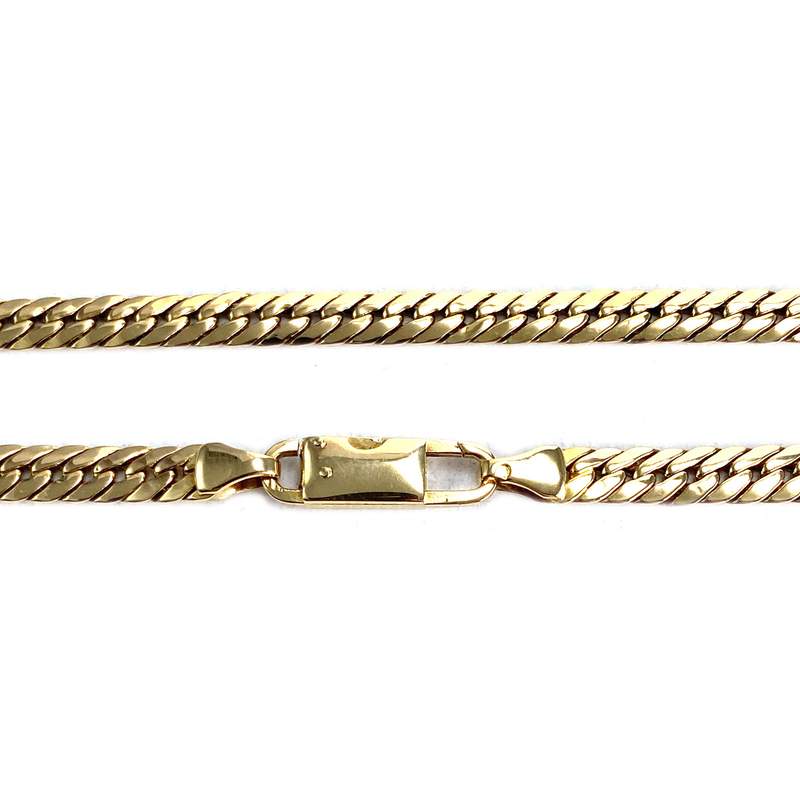 Collier d'occasion or 750 jaune maille anglaise - vue 3