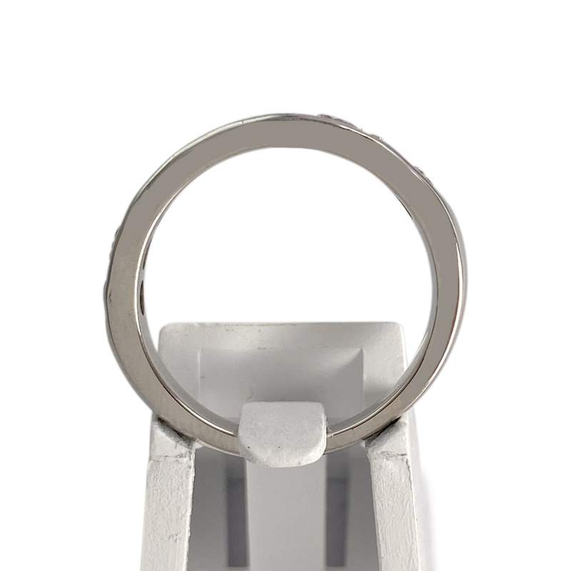 Bague d'occasion or 750 blanc diamants - vue 3