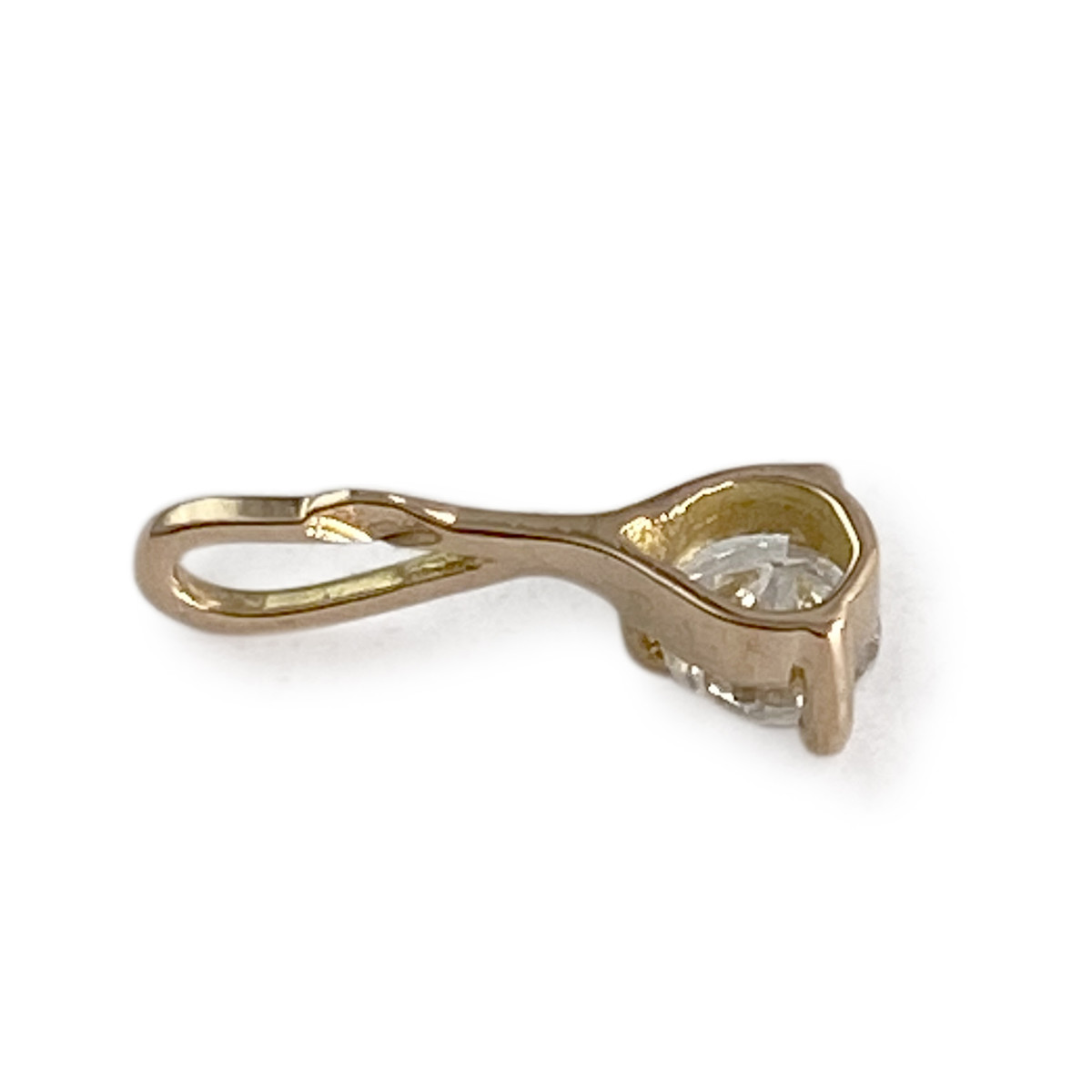 Pendentif d'occasion or 750 jaune diamant - vue 2
