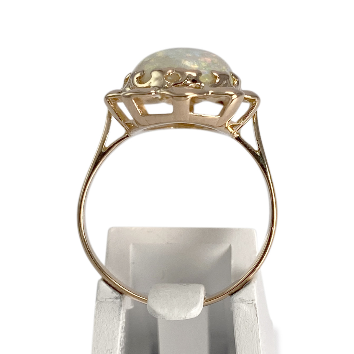 Bague d'occasion or 750 jaune opale - vue 3