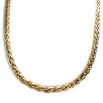 Collier d'occasion or 750 jaune maille palmier - vue 1