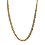 Collier d'occasion or 750 jaune maille torsadee - vue 1