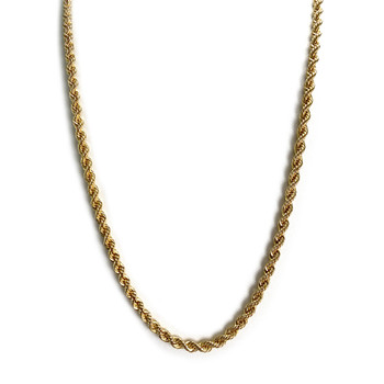 Collier d'occasion or 750 jaune maille torsadee