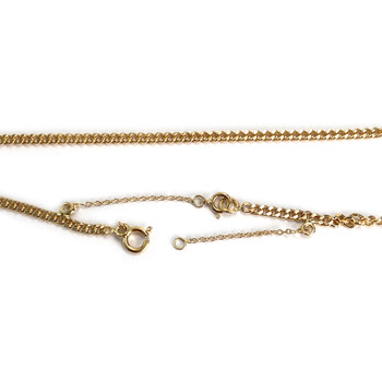 Tweedehands gouden ketting 750 gele maliënkolder 60.5 cm