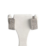 Boucles d'oreilles d'occasion or 750 blanczirconias - vue 1