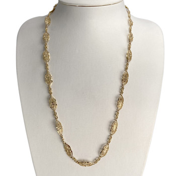 Collier d'occasion or 750 jaune maille fantaisie