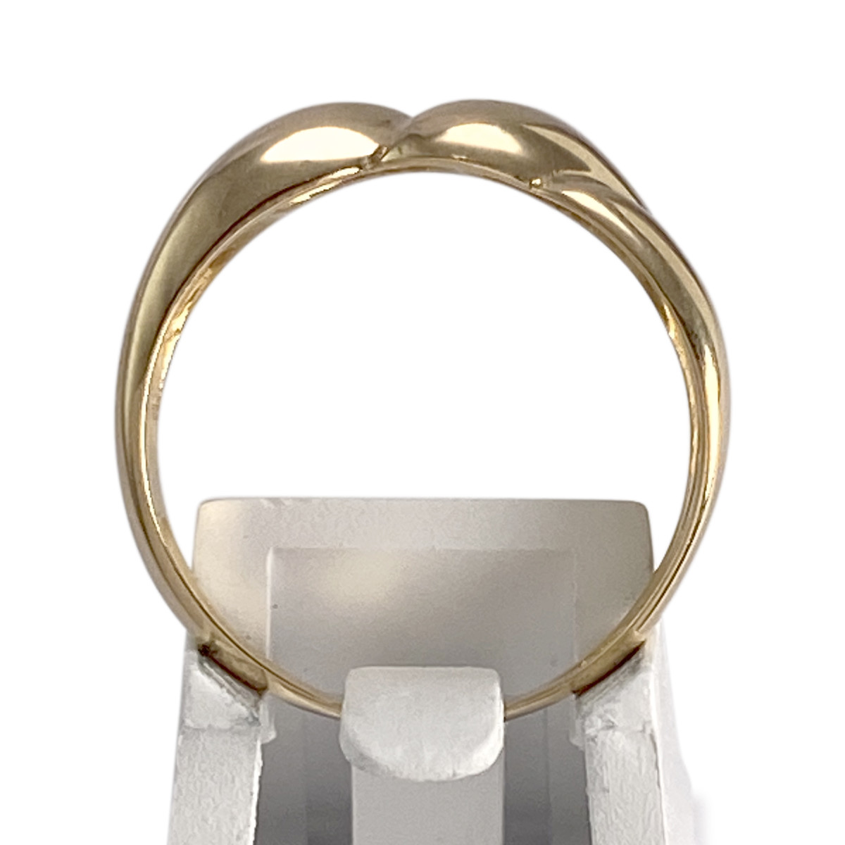 Second-hand 750 yellow gold ring - view 3