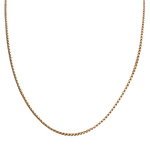 Collier d'occasion or 750 jaune maille jaseron - vue 1