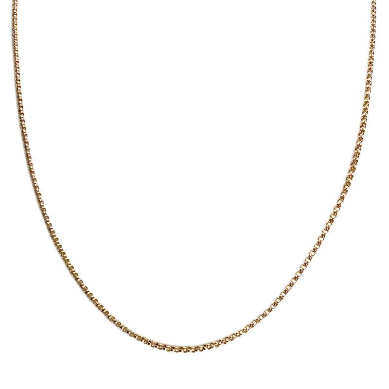 Collier d'occasion or 750 jaune maille jaseron - vue 1