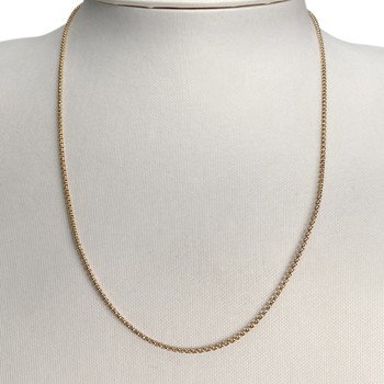 Collier d'occasion or 750 jaune maille jaseron