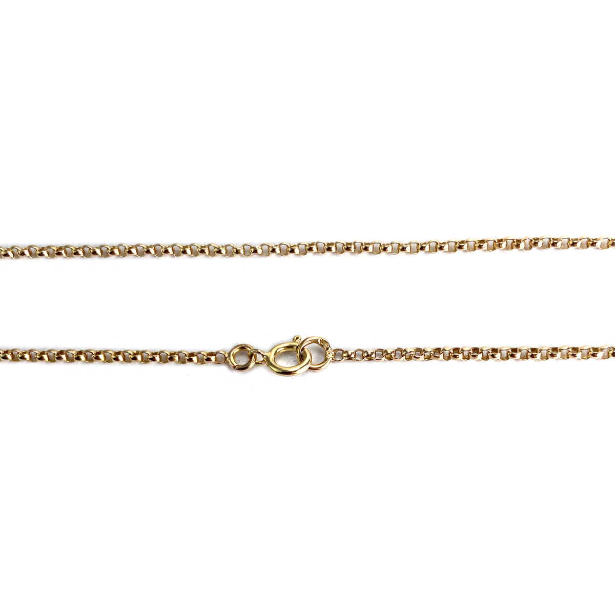 Collier d'occasion or 750 jaune maille jaseron - vue 3