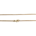 Collier d'occasion or 750 jaune maille jaseron - vue 3