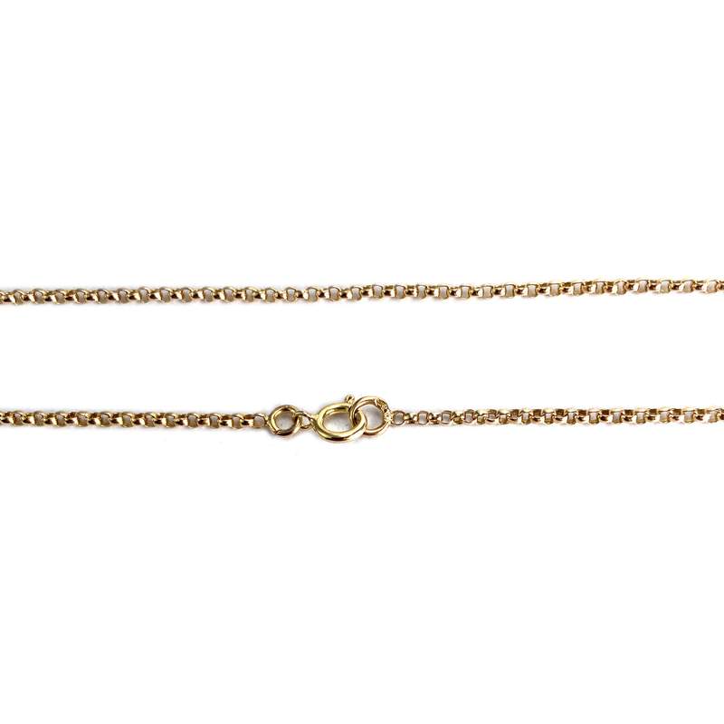 Collier d'occasion or 750 jaune maille jaseron - vue 3