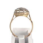Bague d'occasion  or 750 2 tons diamants - vue 3