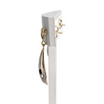 Boucles d'oreilles d'occasion  or 750 2 tons - vue 2