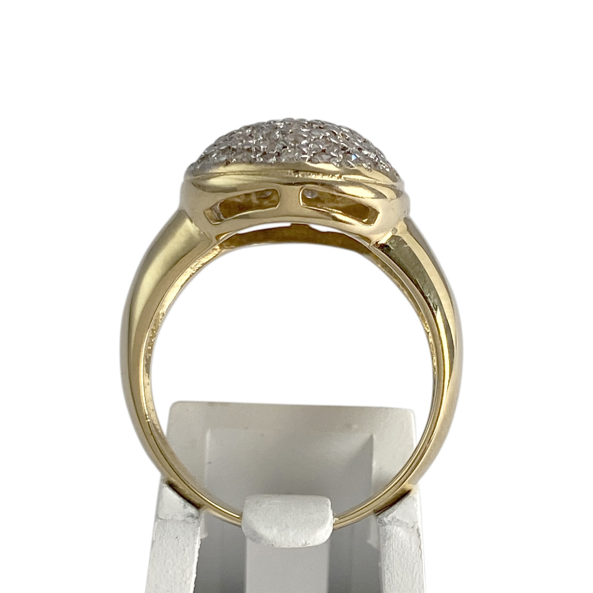 Bague d'occasion 2 ors 750 diamants - vue 3